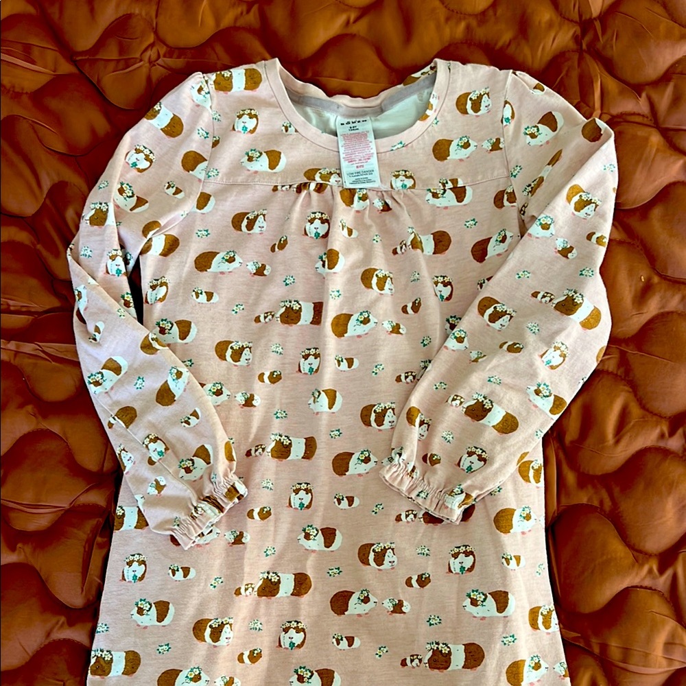 Adorable Kids Pajamas with Guinea Pig Print